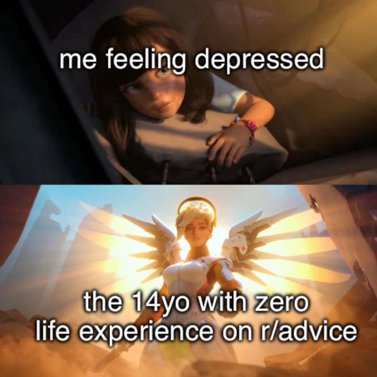 gold stock meme - me feeling depressed the 14yo with zero life experience on radvice